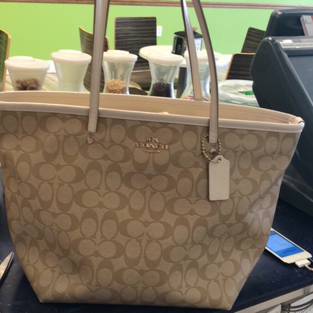 Authentic Coach tote bag